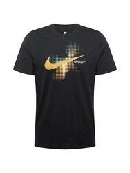 Nike Sportswear T-Shirt 'SWOOSH' senf/mint/schwarz/weiß