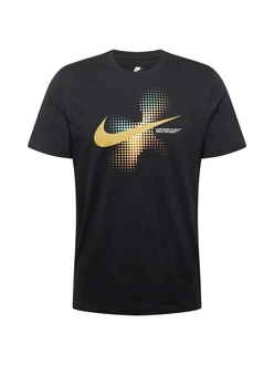 Nike Sportswear T-Shirt 'SWOOSH' senf/mint/schwarz/weiß