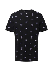 Nike Sportswear T-Shirt blau/flieder/schwarz/offwhite