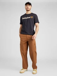 TIMBERLAND T-Shirt hellbeige/orange/schwarz