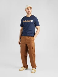 TIMBERLAND T-Shirt marine/goldgelb/weiß