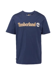 TIMBERLAND T-Shirt marine/goldgelb/weiß