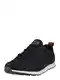 bugatti Sneaker 'Ross' dunkelblau / cognac / rot