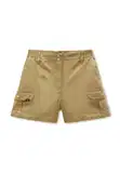 Dámské Khaki Cargo Šortky image