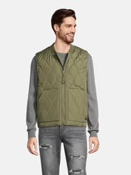 AROPOSTALE Steppweste grau/khaki/schwarz