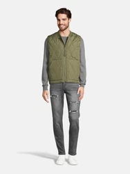 AROPOSTALE Steppweste grau/khaki/schwarz