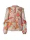 Twinset Bluza 'CAMICIA'  oker / kamen / svetlo roza