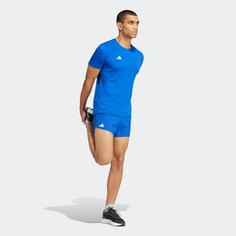 Funktionsshirt 'Adizero Essentials' blau / wei