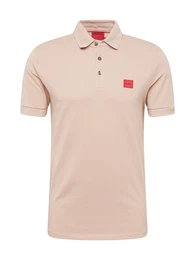 Poloshirt 'Dereso232' champagner / rot / schwarz