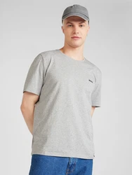 BOSS T-Shirt Mix&Match T-Shirt R mit BOSS Stickerei grau/schwarz