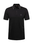 BOSS Poloshirt Passertip hellgrau/schwarz