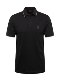 Poloshirt 'Passertip' hellgrau / schwarz