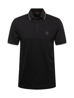 BOSS Poloshirt Passertip hellgrau/schwarz BOSS Poloshirt Passertip hellgrau/schwarz