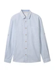 TOM TAILOR Hemd Hellblau/Grau