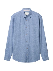 TOM TAILOR Hemd Blau/Hellblau/Hellblau/Blau