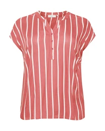 Halenka 'Sida' pastelově červená / bílá