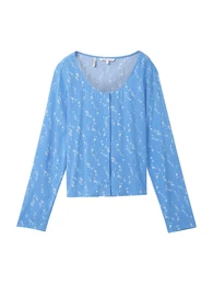 Bluza azur / bijela