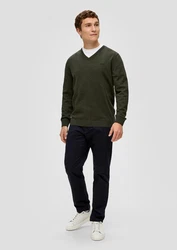 s.Oliver Pullover grnmeliert