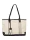 TOM TAILOR Shopper torba 'Fera'  bež / crna