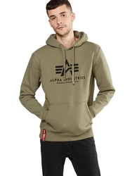 ALPHA INDUSTRIES Sweatshirt oliv/schwarz