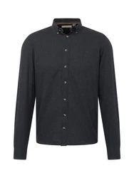 BLEND Hemd Burley schwarz