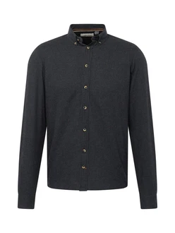 BLEND Hemd Burley schwarz