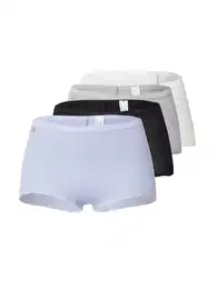Kalhotky světlemodrá / šedý melír / černá / bílá