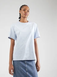 CONVERSE T-Shirt hellblau / offwhite
