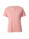 Tommy Jeans Majica  morsko plava / prljavo roza / crvena / bijela