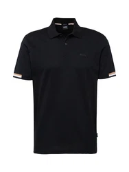 BOSS Shirt 'Parlay 147' hellbraun/schwarz/weiß