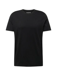 T-Shirt 'SLHAspen' schwarz
