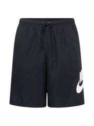 Nike Sportswear Shorts 'Club' schwarz/weiß