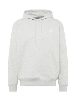 New Balance Sweatshirt 'Sport Essentials' graumeliert/weiß