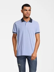 AROPOSTALE Poloshirt T-Shirt navy/hellblau