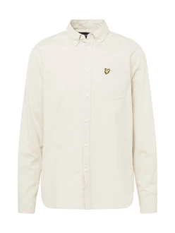 Lyle & Scott Hemd gelb/greige/schwarz