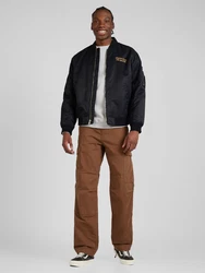 ALPHA INDUSTRIES Sweatshirt hellgrau/brombeer/schwarz/weiß