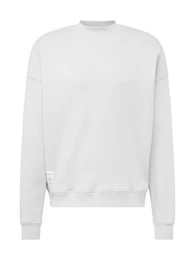Sweatshirt hellgrau / brombeer / schwarz / wei