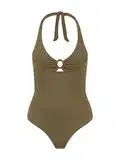 Khaki plavky halterneck image