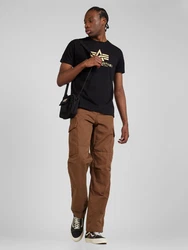 ALPHA INDUSTRIES T-Shirt 'Carbon' gold/schwarz