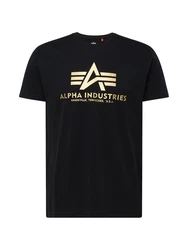ALPHA INDUSTRIES T-Shirt 'Carbon' gold/schwarz