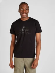 ALPHA INDUSTRIES T-Shirt 'Carbon' dunkelgrau/schwarz