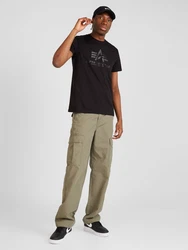 ALPHA INDUSTRIES T-Shirt 'Carbon' dunkelgrau/schwarz