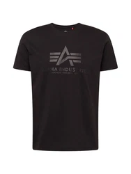 ALPHA INDUSTRIES T-Shirt 'Carbon' dunkelgrau/schwarz