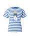 Polo Ralph Lauren Majica  azur / svetlo rjava / temno liila / bela