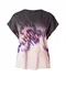 TAIFUN Bluza  temno siva / lila / roza