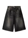 Tmavě hnědé džíny culottes image