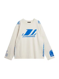 Shirt 'Derk' creme / blau