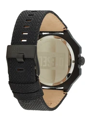 DIESEL Analoguhr FRAMED rot/schwarz/wei