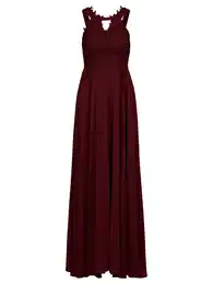Večernja haljina bordo