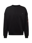 ALPHA INDUSTRIES Sweatshirt 'Essentials' Schwarz/Rot/Schwarz/Rot/Schwarz/Rot/Schwarz/Rot